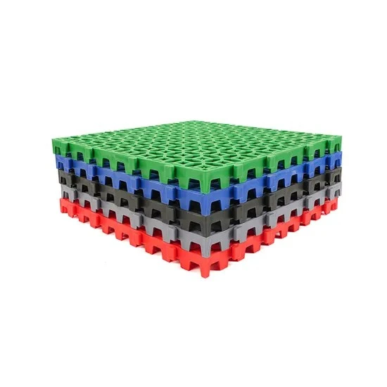 Plastic Garage Floor Tile 400X400X18mm Interlocking Floor Tile factory